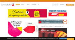 Desktop Screenshot of capotes-patato.com