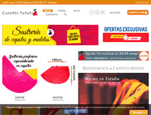 Tablet Screenshot of capotes-patato.com